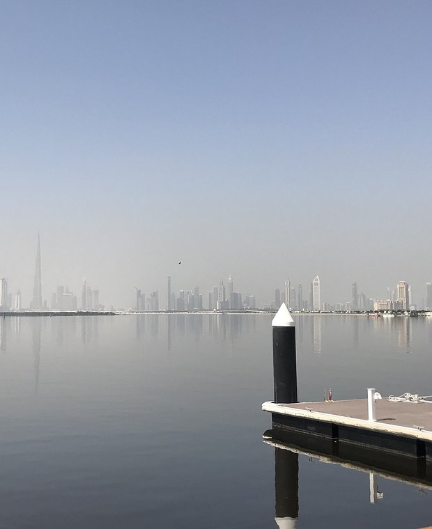 Dubai skyline and marina, home of Mirmelas Trading LLC