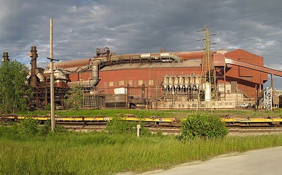 Steel and metals industrial plant